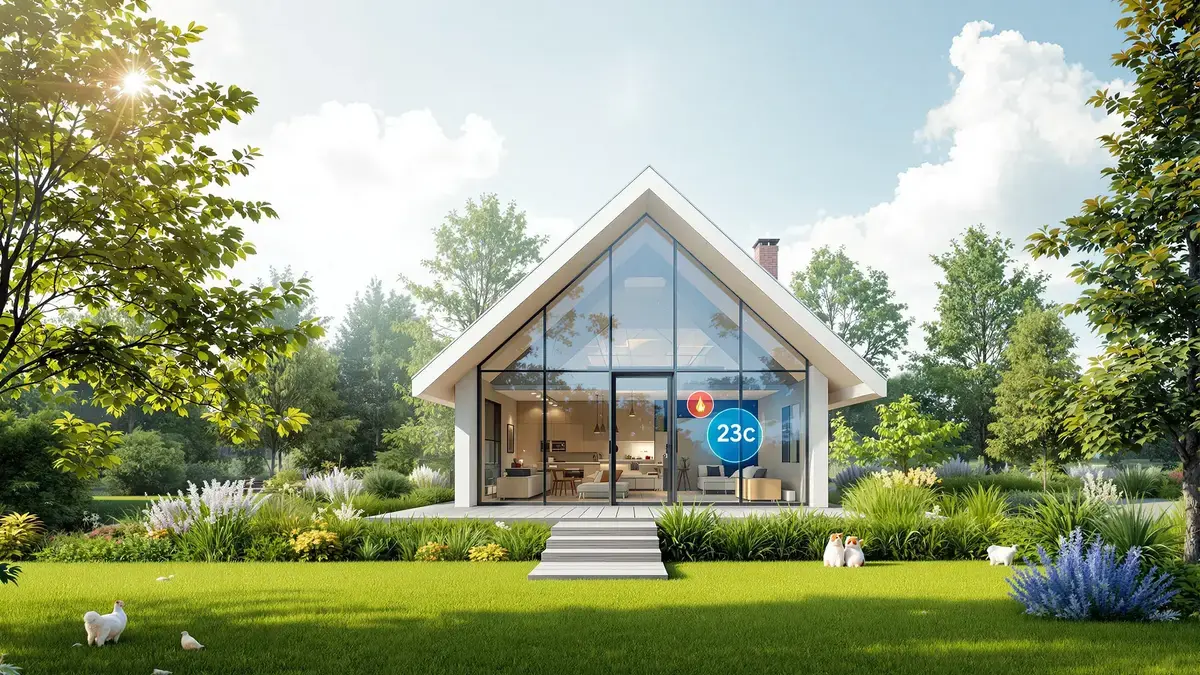 Ontdek hoe dit revolutionaire huis het hele jaar door op 23 °C blijft zonder verwarming of energiekosten!