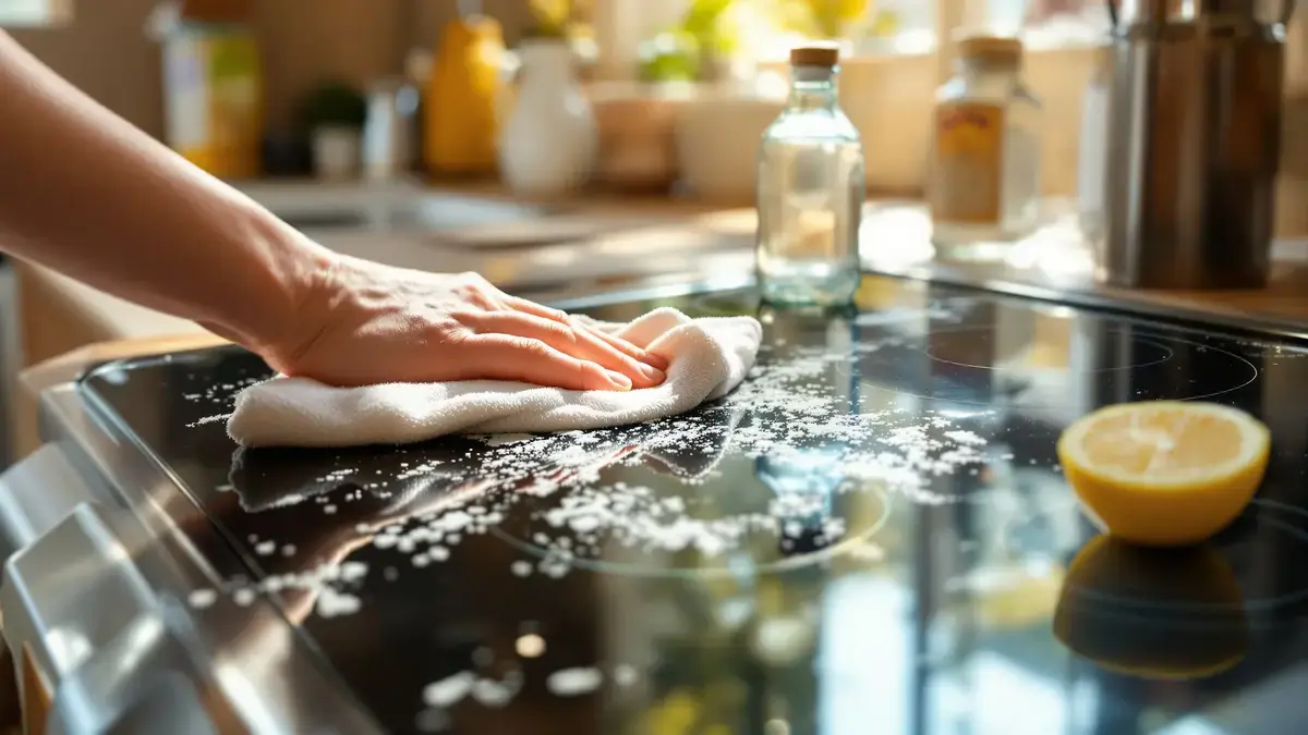 Ontdek hoe u uw glaskeramische kookplaat kunt schoonmaken zonder deze te krassen met een eenvoudige tip van mijn grootmoeder